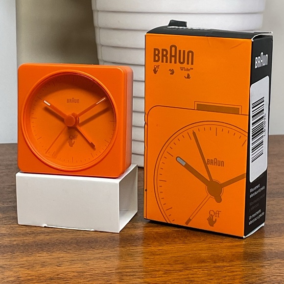 Off-White x BRAUN Orange Travel Clock NIB - Picture 3 of 8